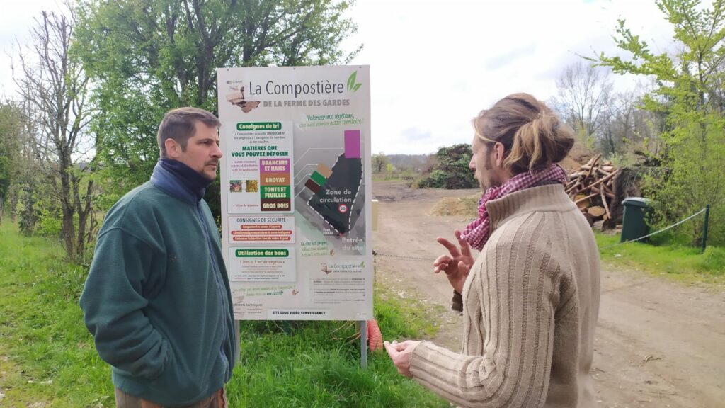 Visites de terrain | La Compostière, une solution de valorisation pour les végétaux