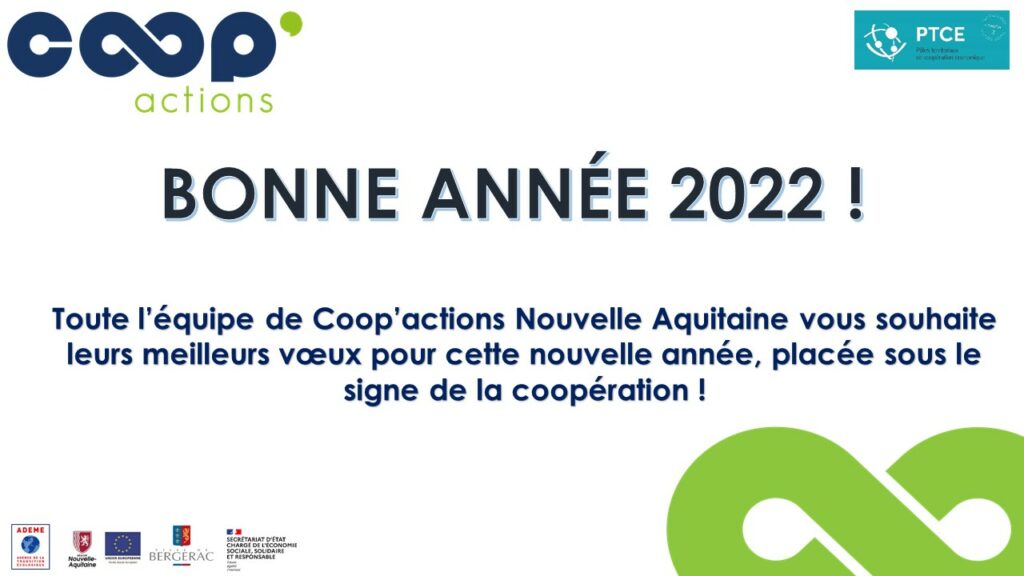 Coop’actions vous souhaite tout ses meilleurs vœux pour 2022
